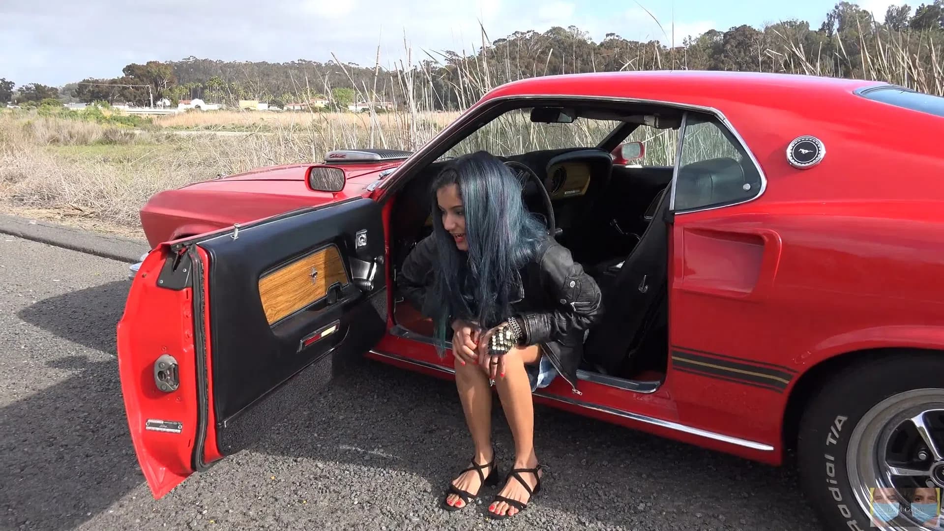Quivering As I Rev And Cum On 69 Mustang Pedal Pumping