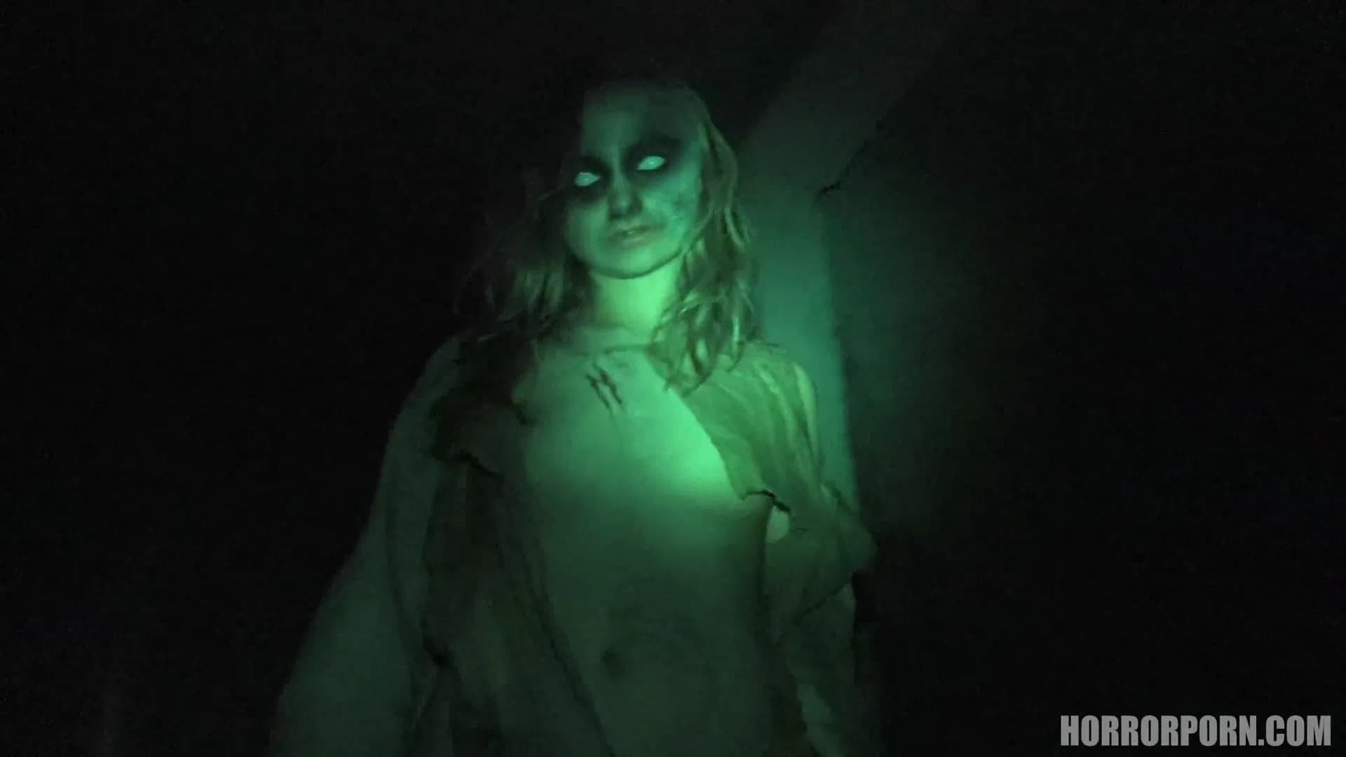 HorrorPorn Haunted House Breeding with Merciless Ghost Creampie